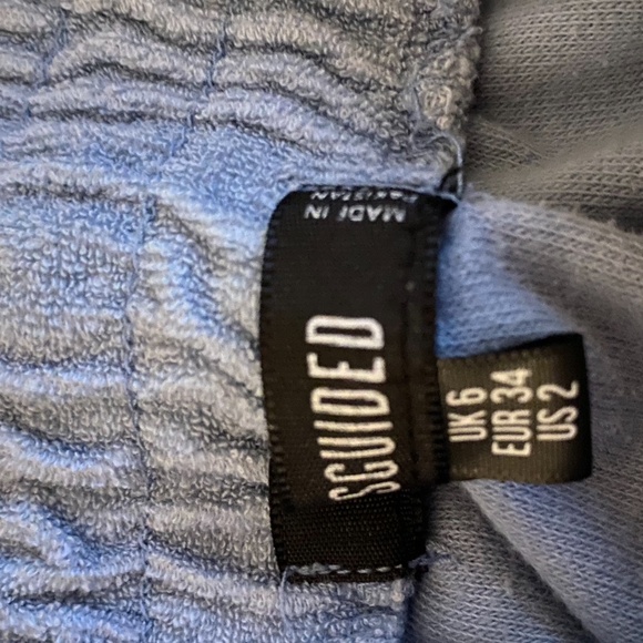 Missguided Blue Towel Co-Ord - Xs - Picture 8 of 9